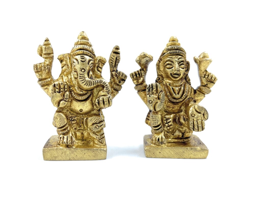Ashtadhatu Shobhagya Vardak Laxmi-Ganesh