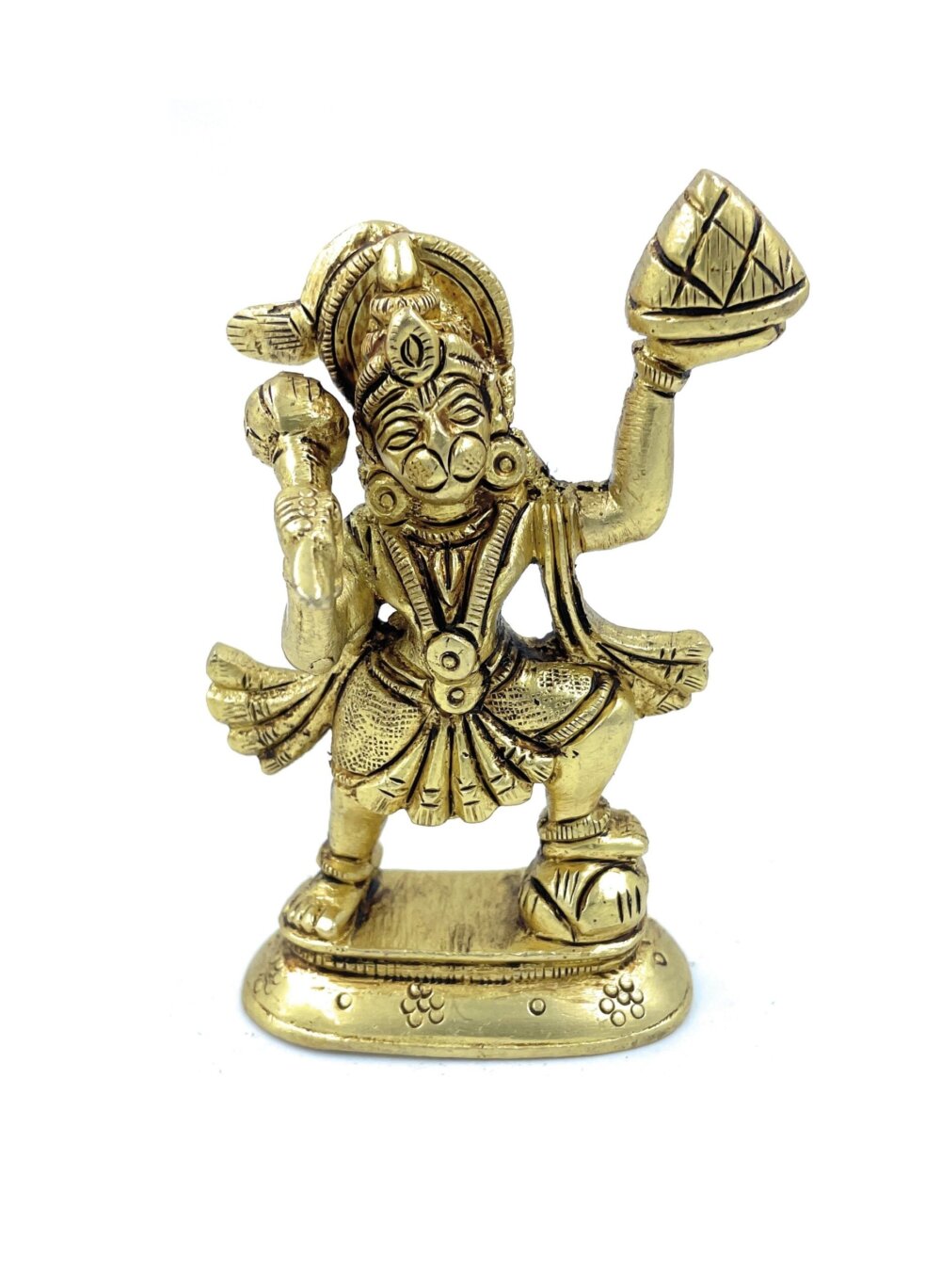 Ashtadhatu Hanuman Holding Govardhan-Parvat