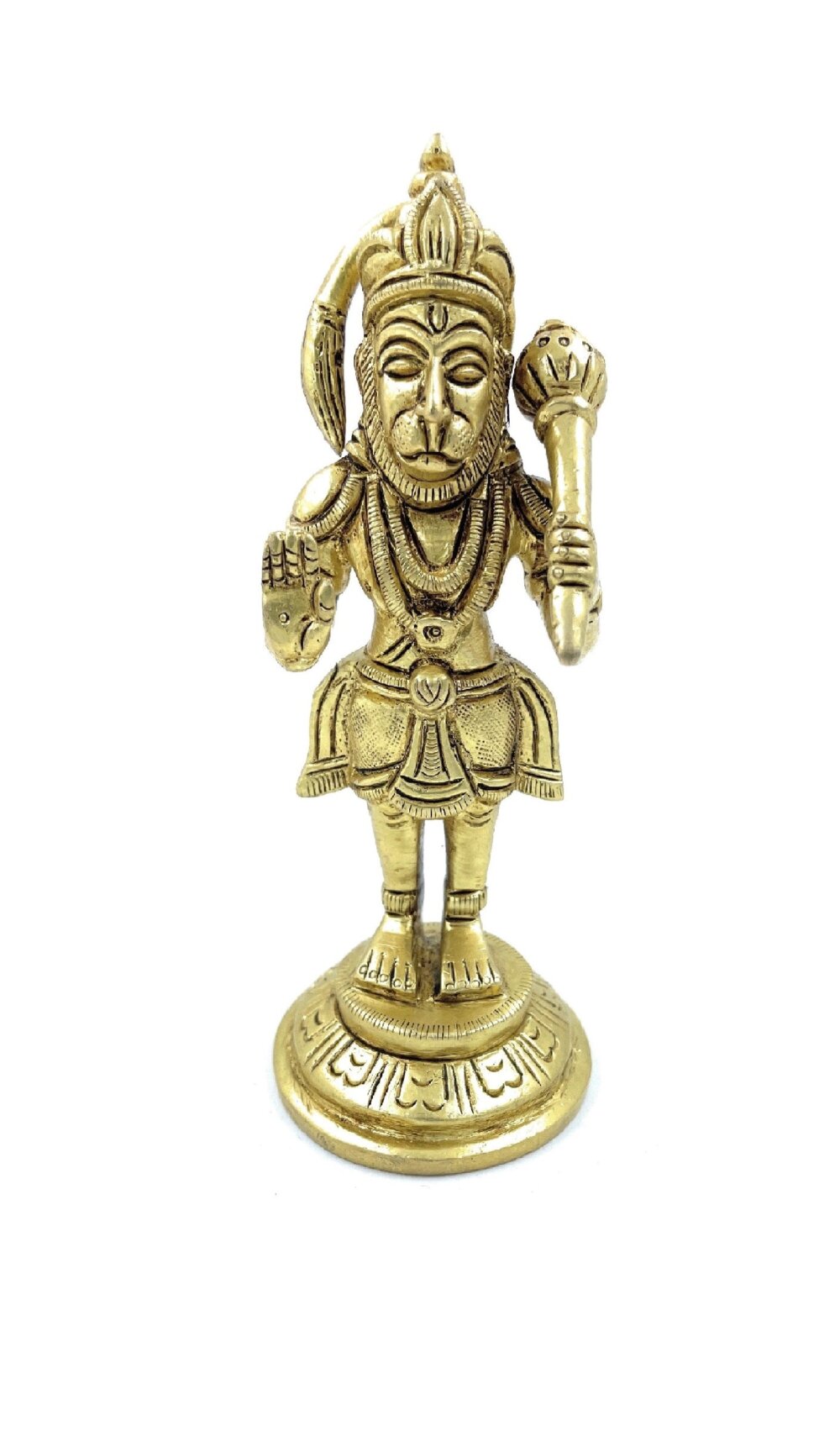 Ashtadhatu Hanuman Standing with Blessing