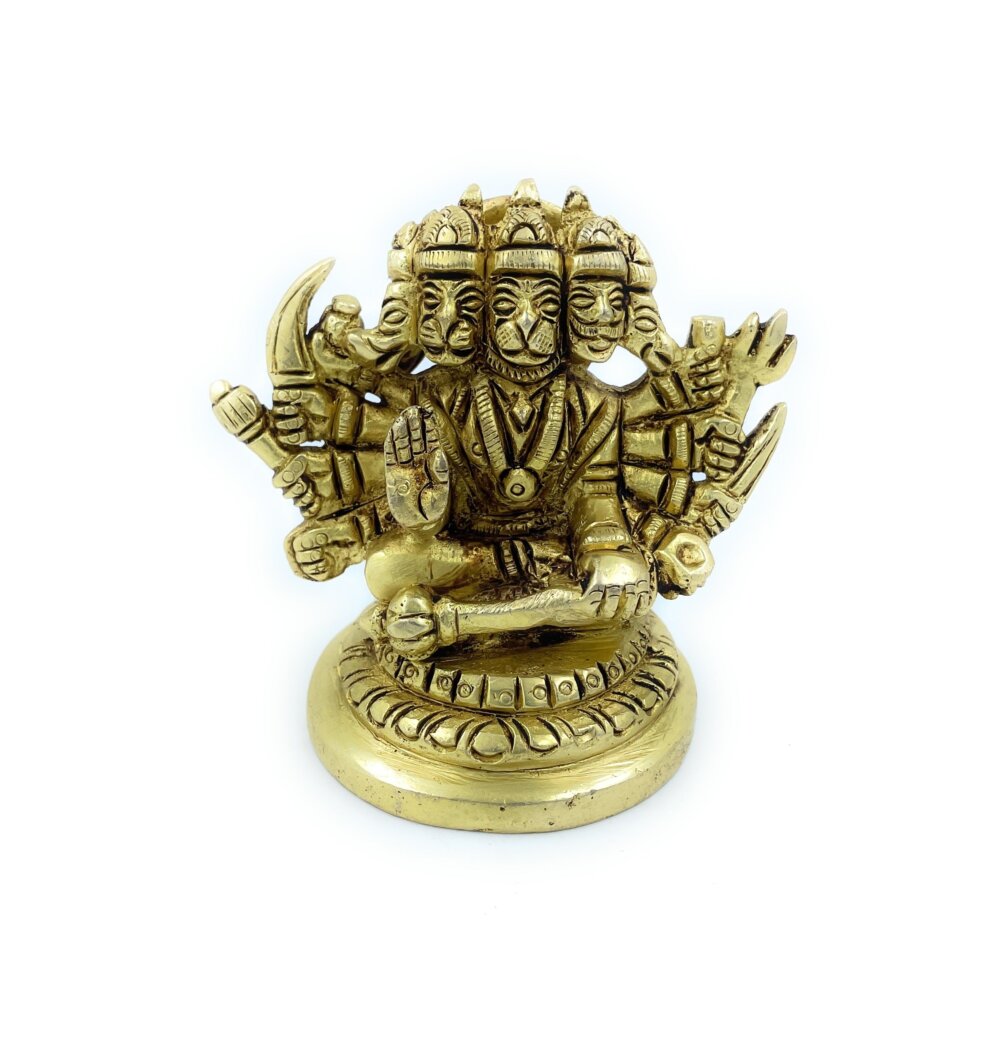 Ashtadhatu Panchmukhi Hanuman Idol
