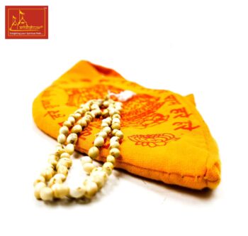 Gunja / Rati Mala White Color with Goumukhi