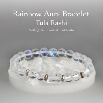 Rainbow Aura Stone Bracelet (Tula Rashi) Libra