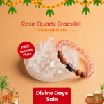 Scorpio (Vrishayik Rashi) Stone Bracelet with FREE Raw Selenite Plate