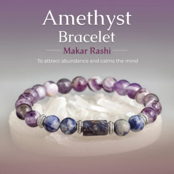 Amethyst Bracelet (Makar Rashi) Capricorn